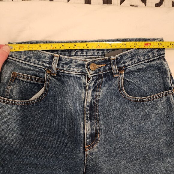 Lizwear Vintage Tapered Mom Jeans Blue Size 6 Petite - Picture 6 of 9